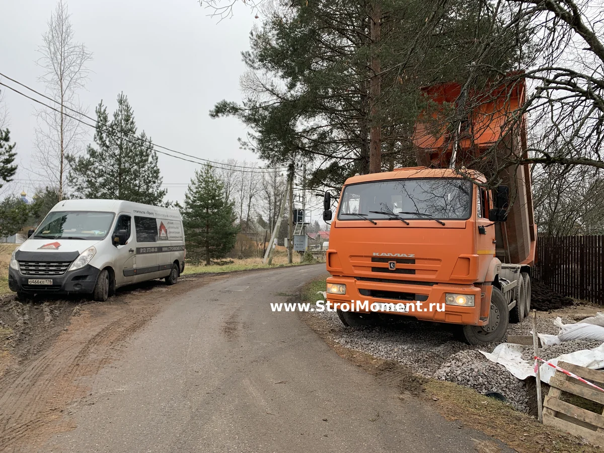 Доставка плодородного грунта на участок — благоустройство