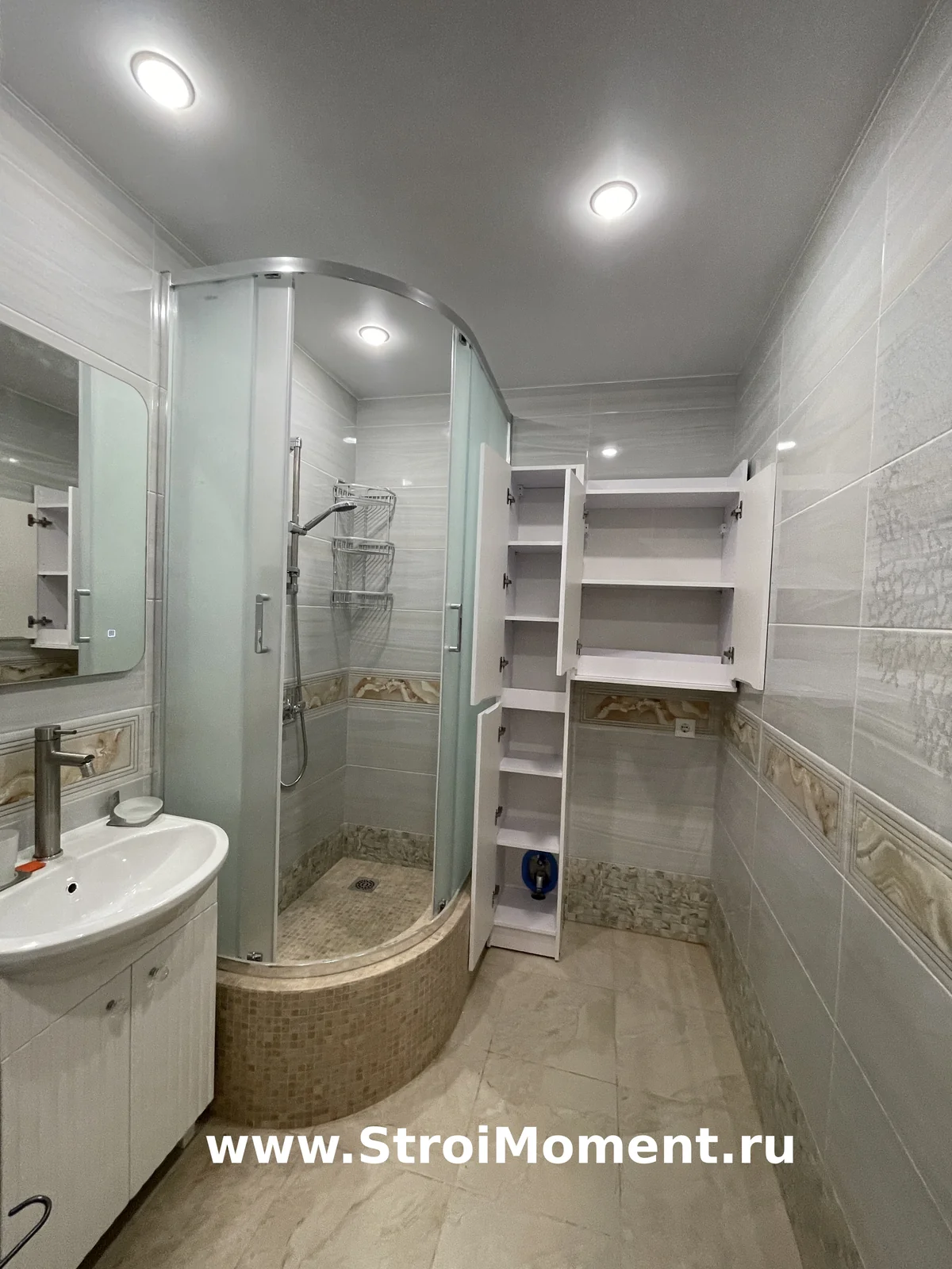 Ремонт ванной комнаты 4 м² — совмещённый санузел